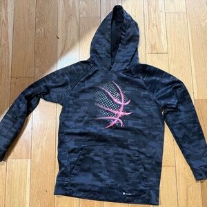 🎀3/$25🎀 Black and Red Basketball Hoodie, size youth large, Tek Gear